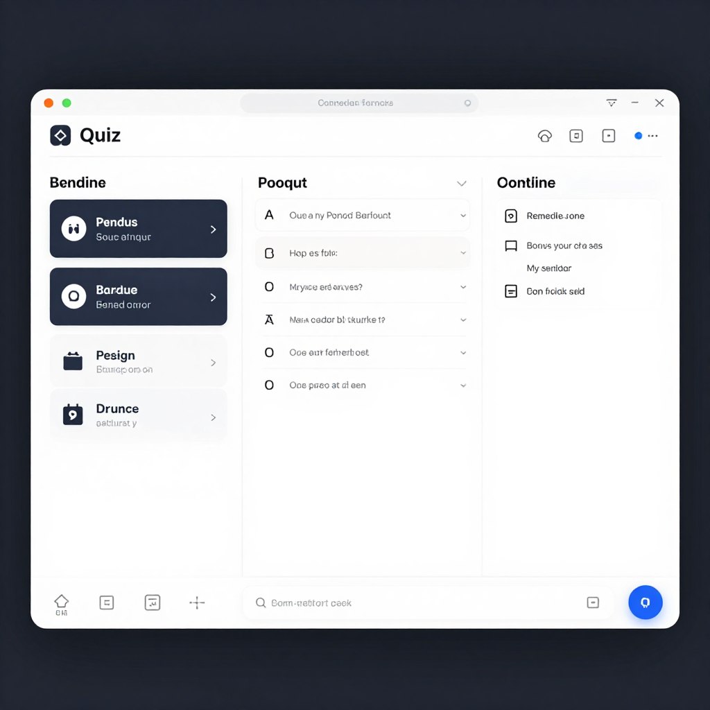 Quiz customization interface
