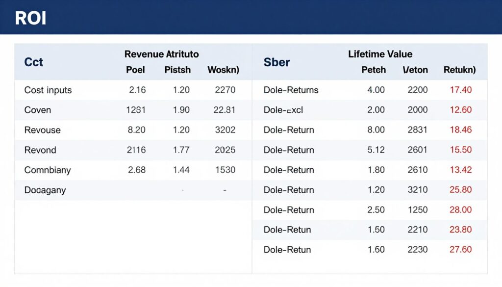 ROI calculation framework for quiz email integration