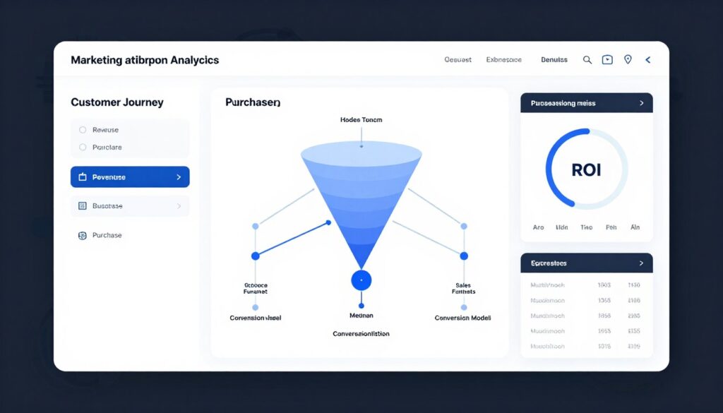 Revenue attribution dashboard showing form to customer journey