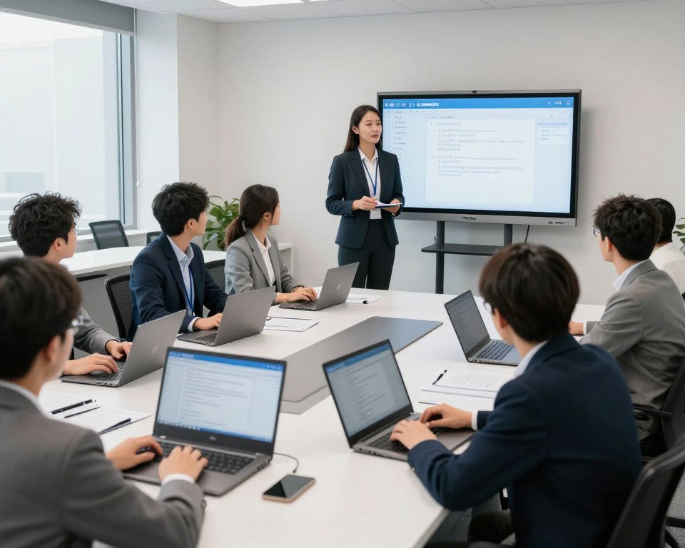 Team training quiz session