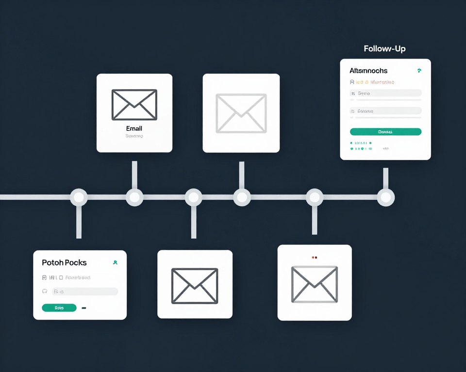 automated follow-up sequence timeline