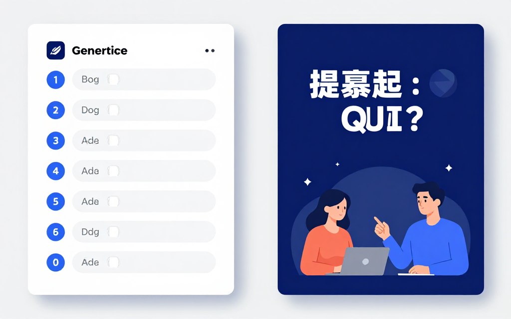 before and after branded quiz comparison