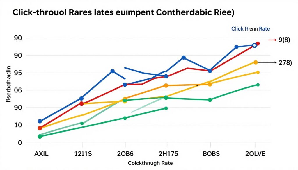 click-through rate comparison across segments