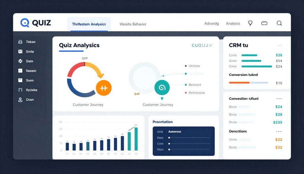 comprehensive analytics dashboard showing integrated data sources