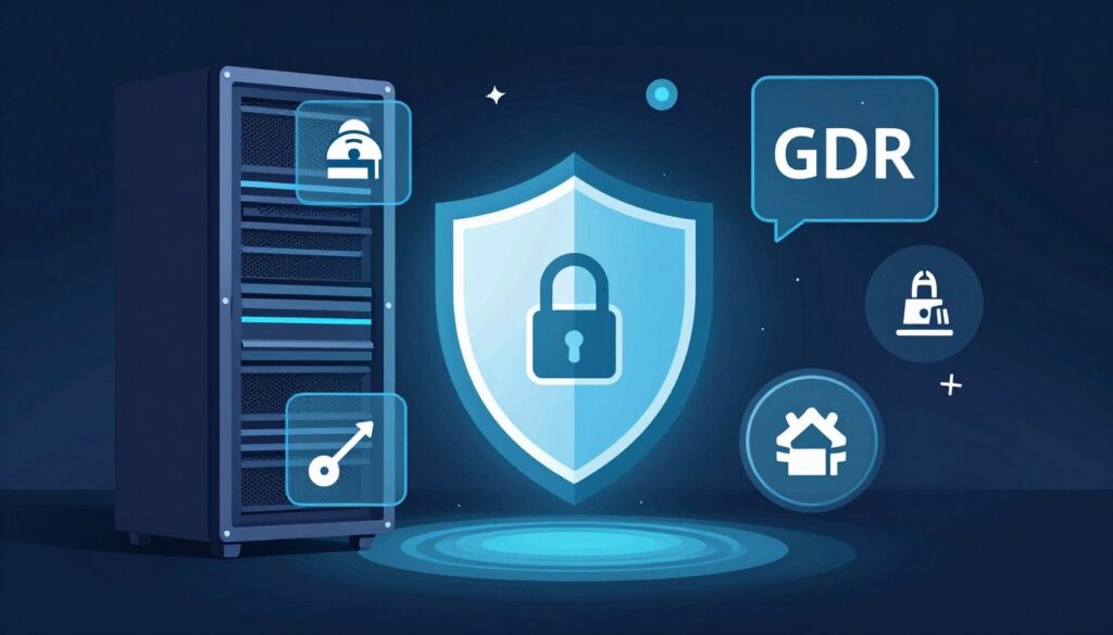 data security and privacy protection illustration