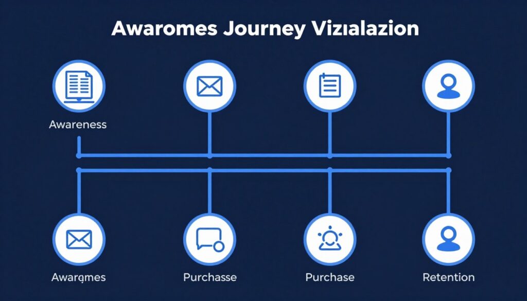 detailed customer journey map with engagement touchpoints