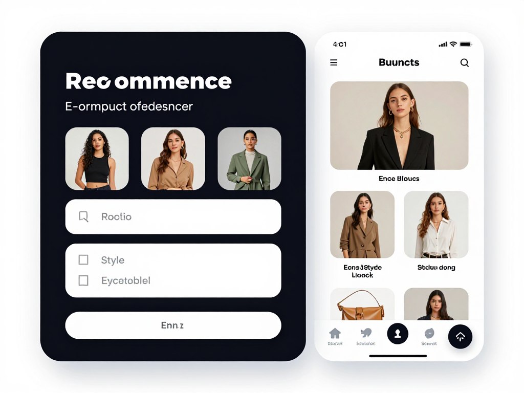 e-commerce quiz example showing product recommendation flow with personalized results