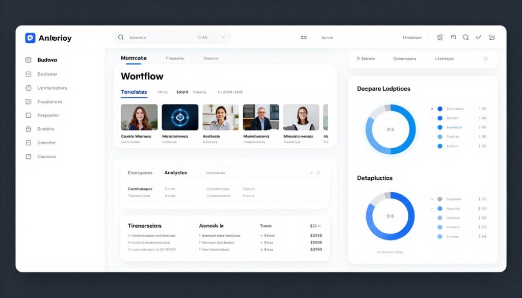 email automation platform features dashboard