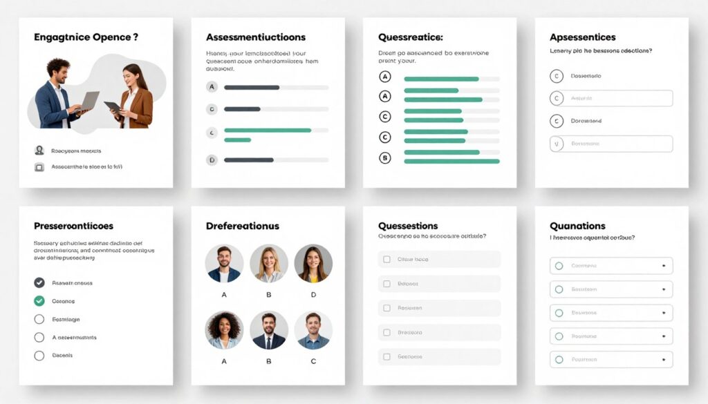 examples of effective quiz questions with engagement-focused design