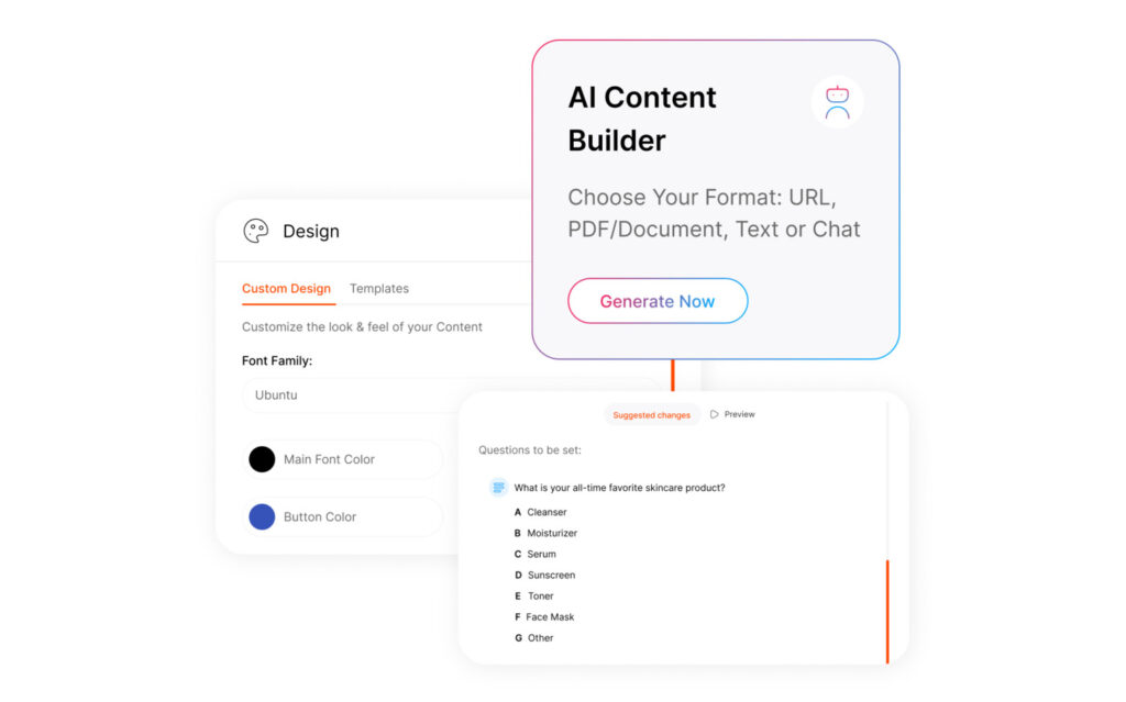 Personalized Product Finder Quiz