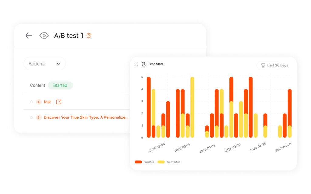 LeadGen Platform for Interactive Funnels
