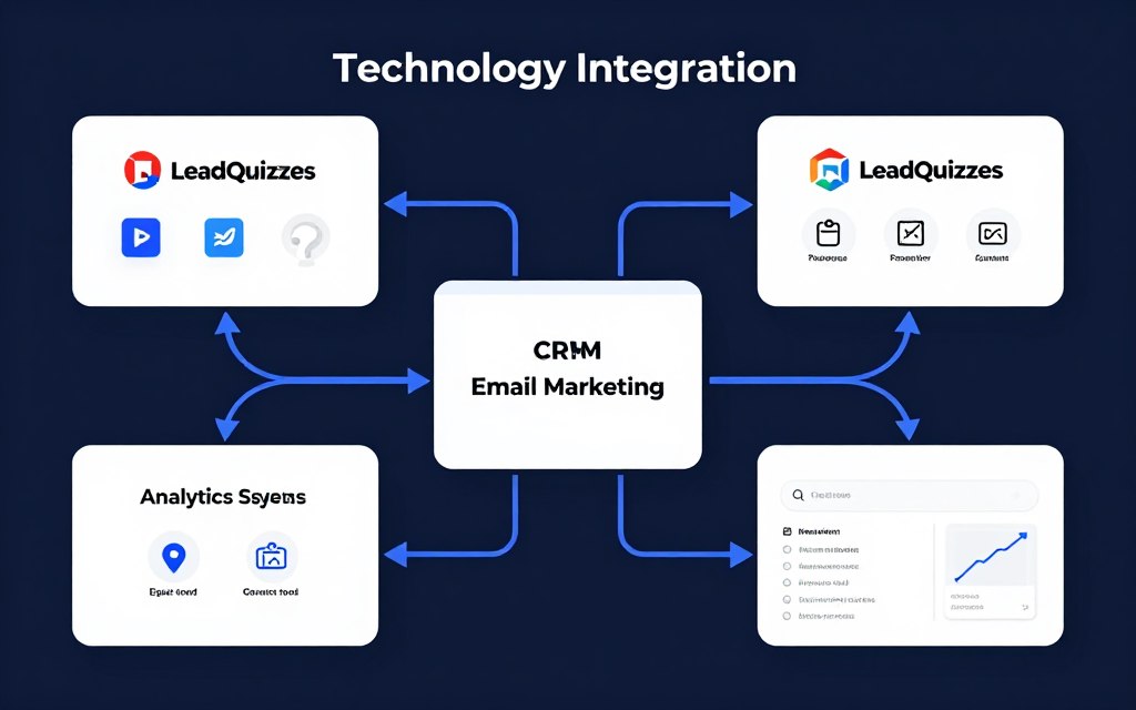 integration ecosystem showing CRM and email platforms