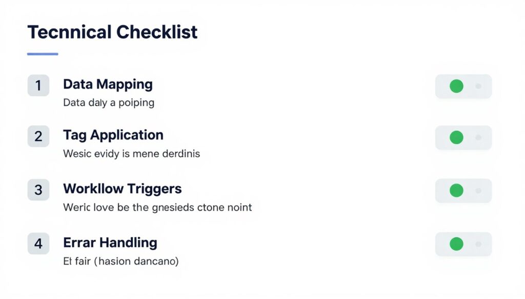 integration testing checklist