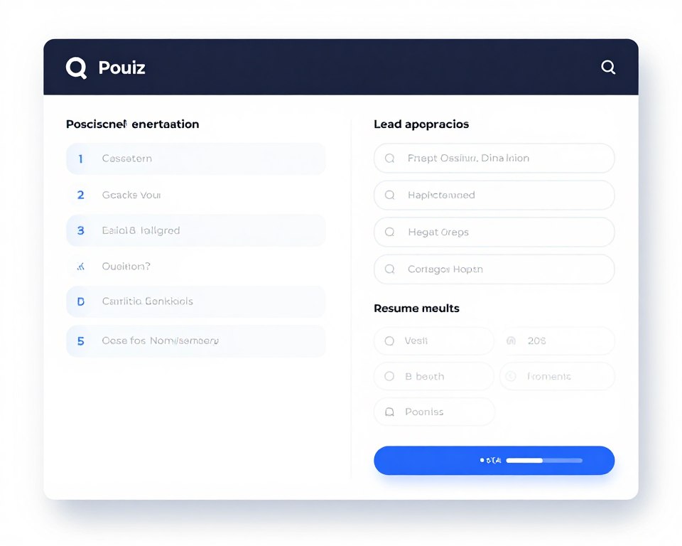lead generation quiz template preview