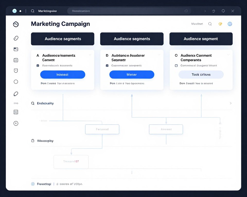 marketing campaign quiz with audience segmentation visualization