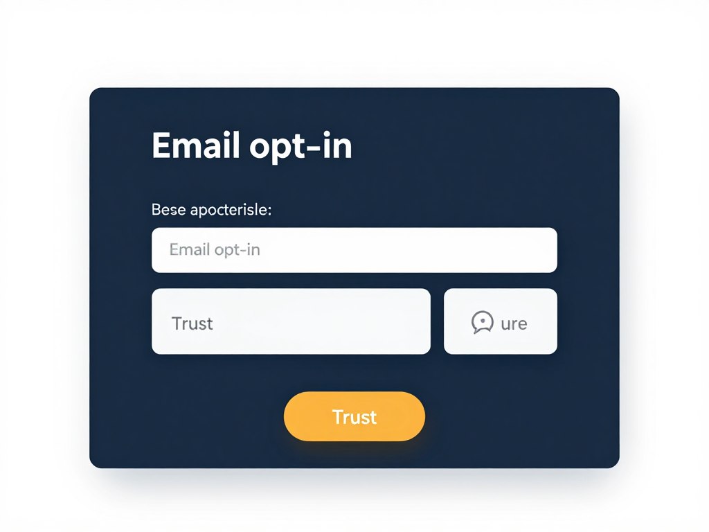 optimized email opt-in form with high conversion design