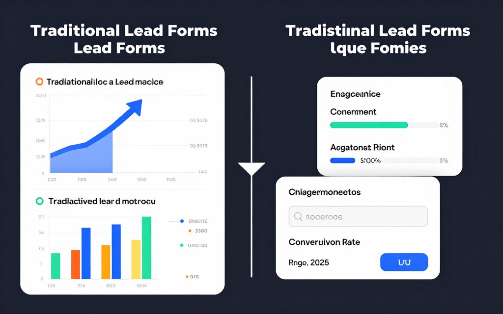 quiz engagement comparison chart showing higher conversion rates