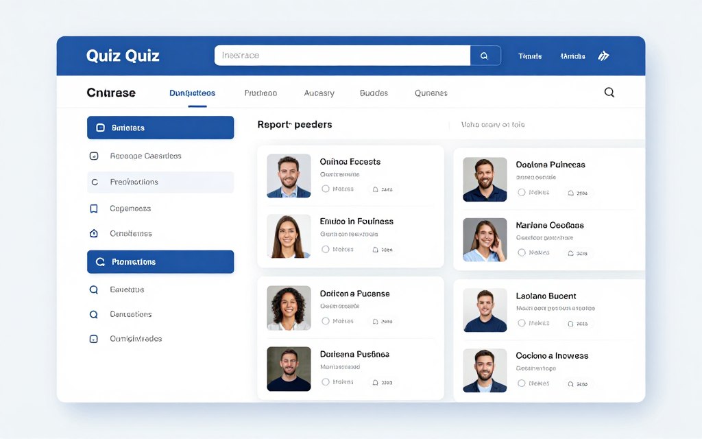 quiz-gated content delivery system showing personalized report generation