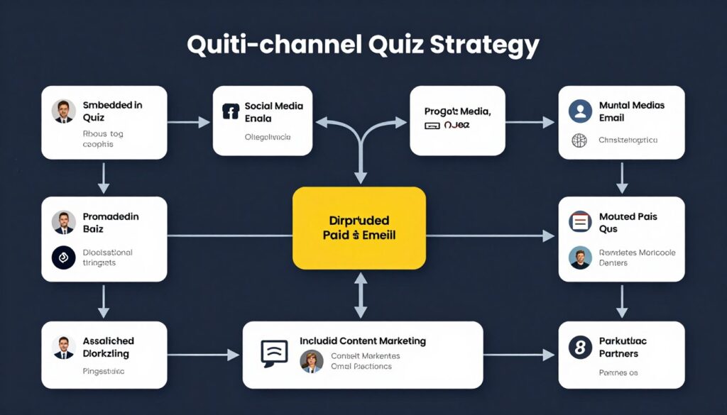 quiz promotion across multiple marketing channels