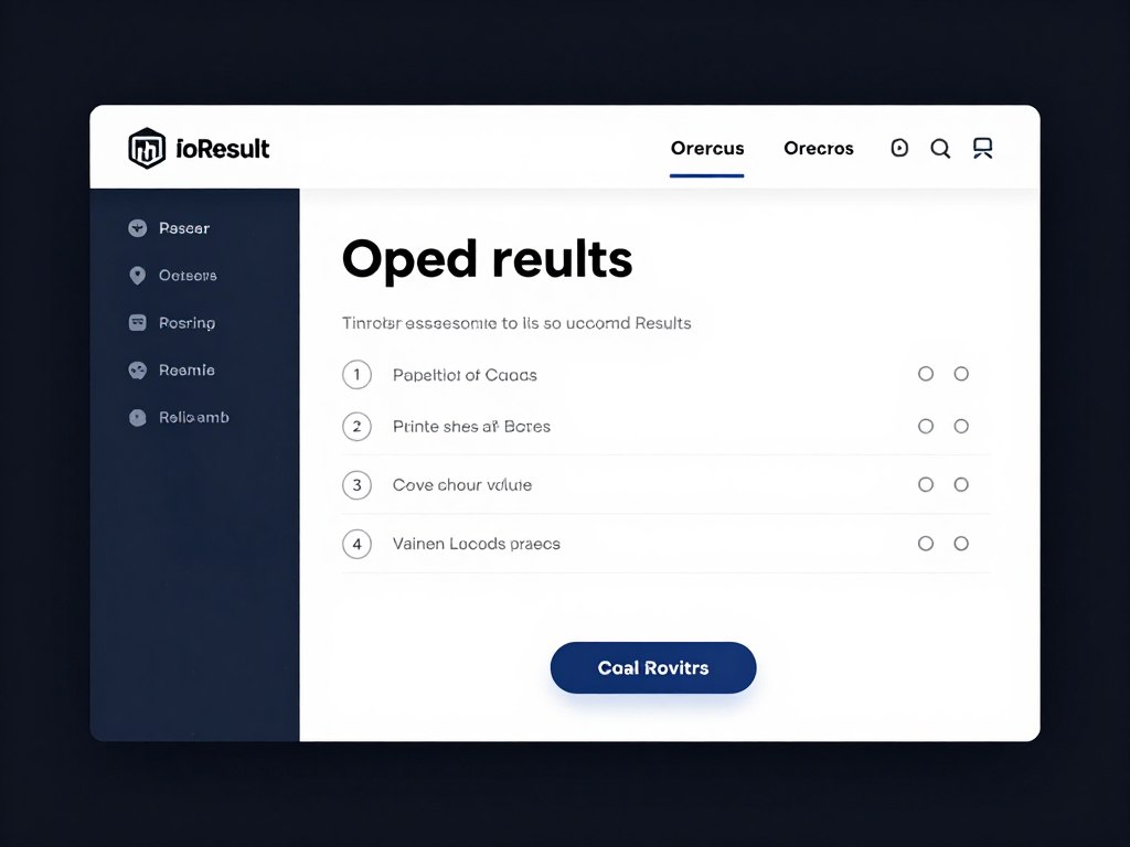 quiz result page with personalized recommendations