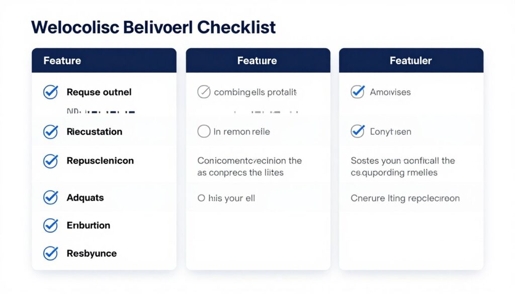 sales funnel software comparison checklist