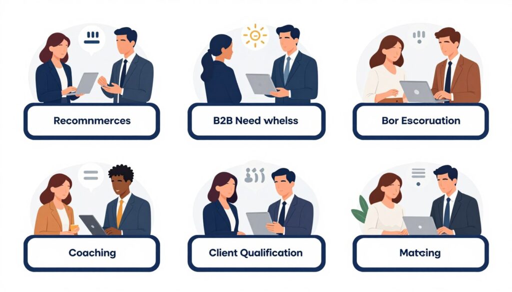 various business types using quiz builders for different lead generation purposes