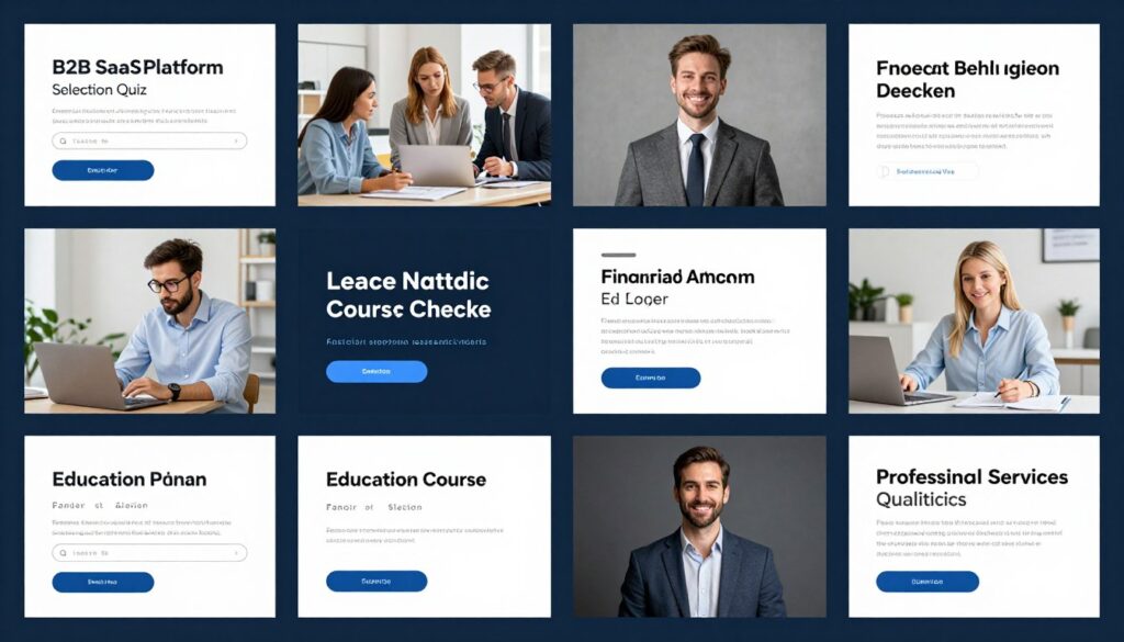 various industry use cases for lead generation quizzes